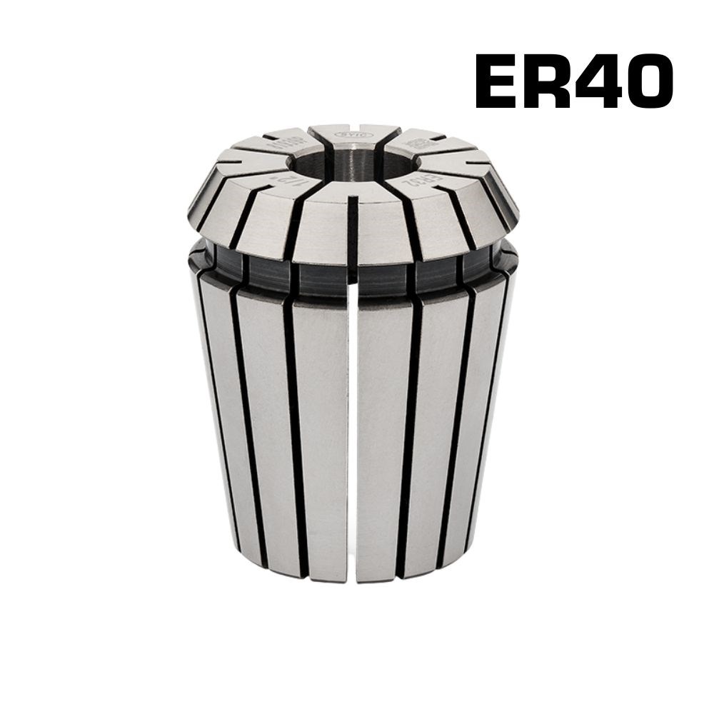 thumbnail image 2 of ICarbide 1/2" ER40 Collet - High Precision, TIR 0.0002" / 5µm, CNC Tool Holder 2 of 3