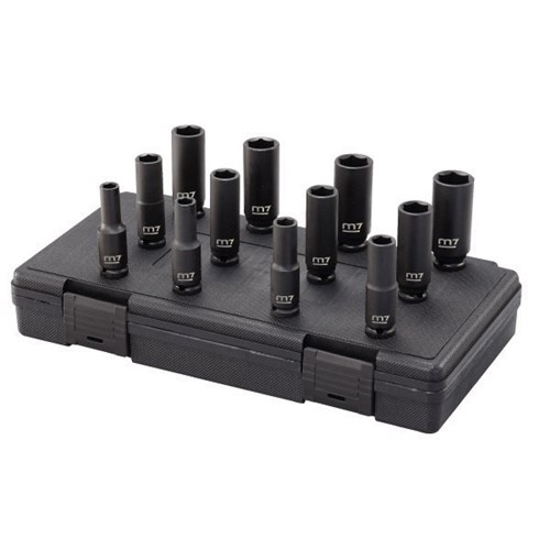 M7 IMPACT DEEP SOCKET SET, 3/8