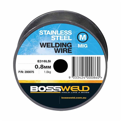 200075_Bossweld_316LSi_Stainless-Steel_MIG-Wire_0.8mm_1kg