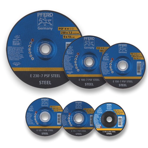 PFERD Grinding Wheels General Purpose - Depressed Centre - STEEL