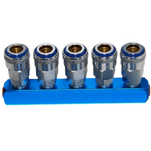 THB MANIFOLD 5 WAY SINGLE ACTION COUPLER