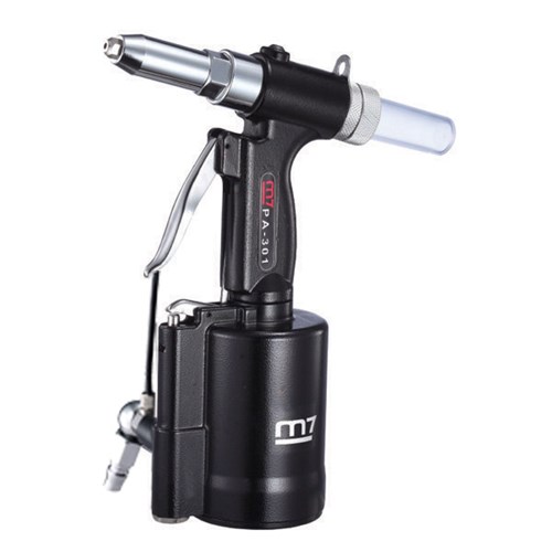 M7 HYDRAULIC VACUUM AIR RIVETER 16MM STROKE  2.4 - 4.8MM RIVET CAPACITY - EXTERNAL HOSE