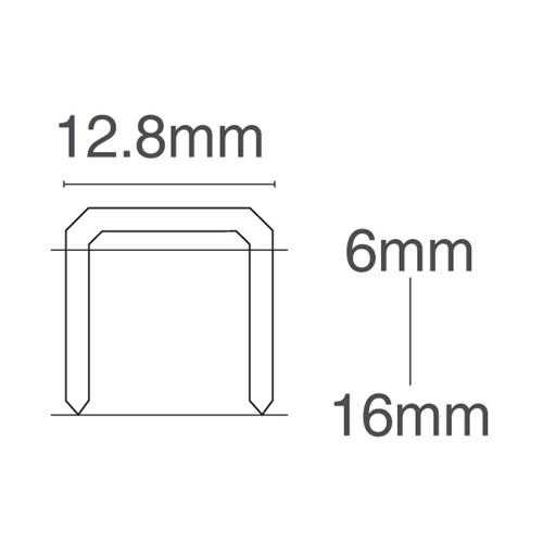 M7 AIR STAPLER, 80 SERIES, FOR 6 - 16MM LONG STAPLES
