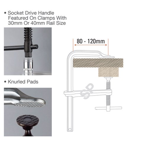 HIGH FORCE FORGED STEEL CLAMP