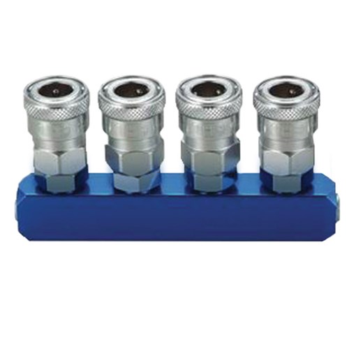 THB MANIFOLD 4 WAY WITH STANDARD COUPLERS