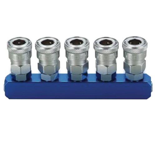 THB MANIFOLD 5 WAY WITH STANDARD COUPLERS