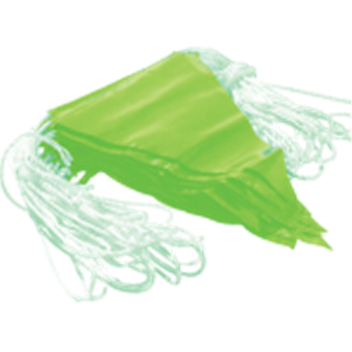 GREEN PVC BUNTING FLAGLINE