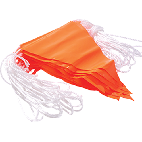 ORANGE PVC BUNTING FLAGLINE