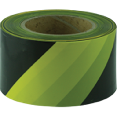 YELLOW & BLACK BARRICADE TAPE