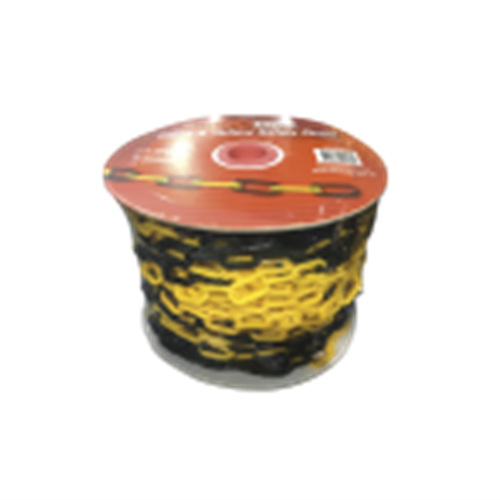 6MM YELLOW & BLACK SAFETY CHAIN