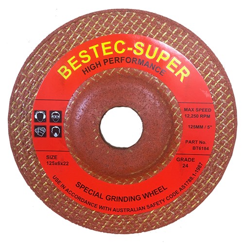  BESTEC CERAMIC GRINDING WHEELS 125MM X 6MM X 22MM
