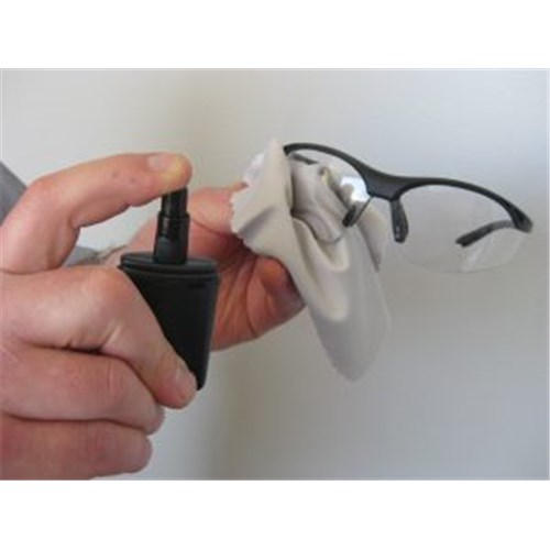 ANTI-FOG LENS CLEANER SPRAY WITH MICROFIBRE CLOTH