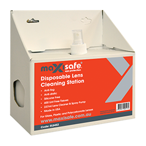MAXISAFE DISPOSABLE LENS CLEANING STATION