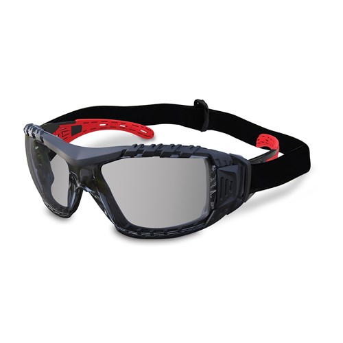 EVOLVE CLEAR SAFETY GLASSES WITH GASKET & HEADBAND