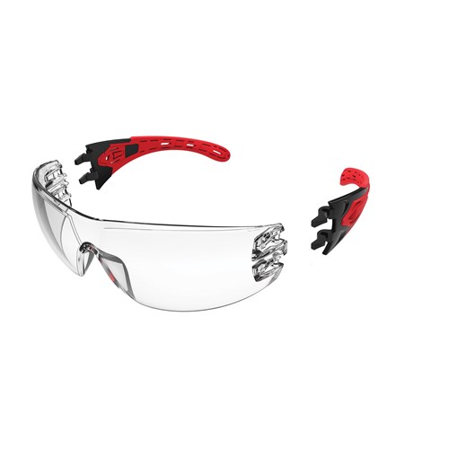 EVOLVE CLEAR SAFETY GLASSES WITH GASKET & HEADBAND