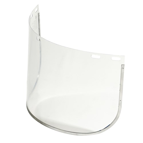 REPLACEMENT CLEAR POLYCARBONATE LENS WITH ALUMINIUM EDGE