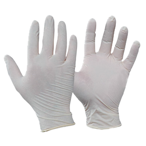 LATEX DISPOSABLE GLOVES, UNPOWDERED, XLARGE, 100 PER BOX