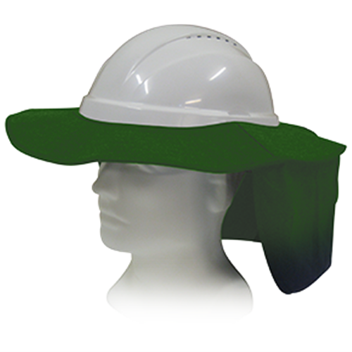 HARD HAT BRIM'S WITH NECK FLAP