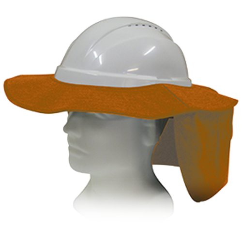 HARD HAT BRIM'S WITH NECK FLAP