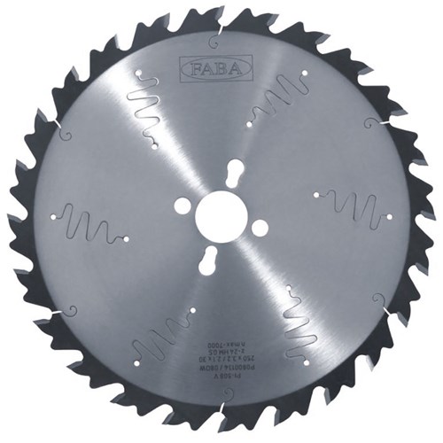 FABA 250mm X 3.2 X 2.1 X 30 X 24TCT ATB SAW BLADE