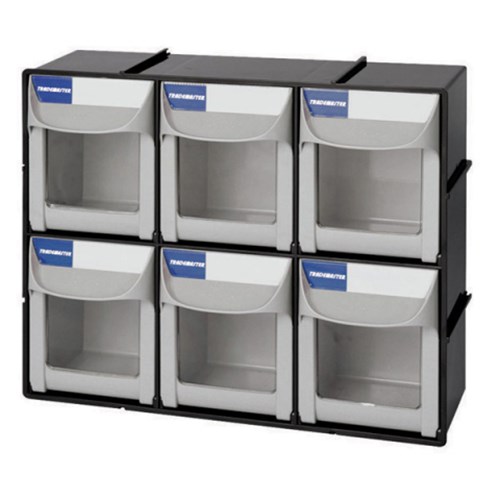 FLIP OUT BIN (FO SERIES) - 6 DRAWERS