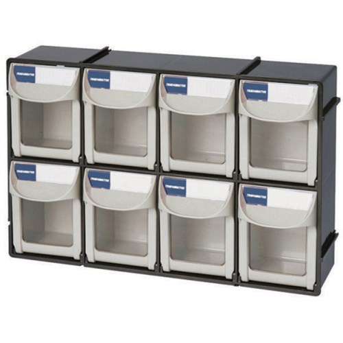 FLIP OUT BIN (FO SERIES) - 8 DRAWERS