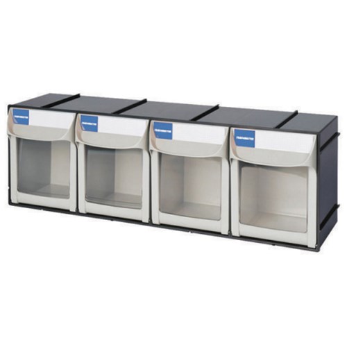 FLIP OUT BIN (FO SERIES) - 4 DRAWER