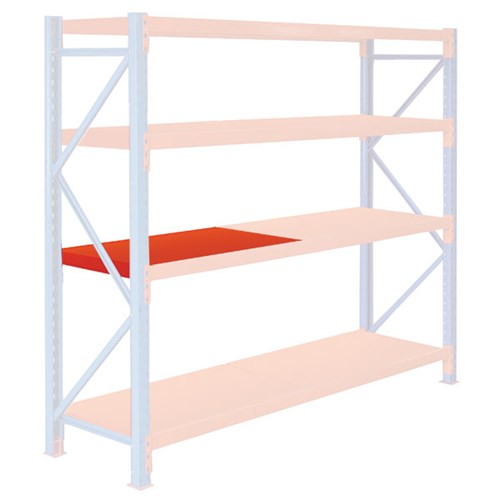TRADEMASTER COMPONENT - STEP SHELVES WITH SUPPORT BRACKET (SUIT WORKSHOP SHELVING RACK)