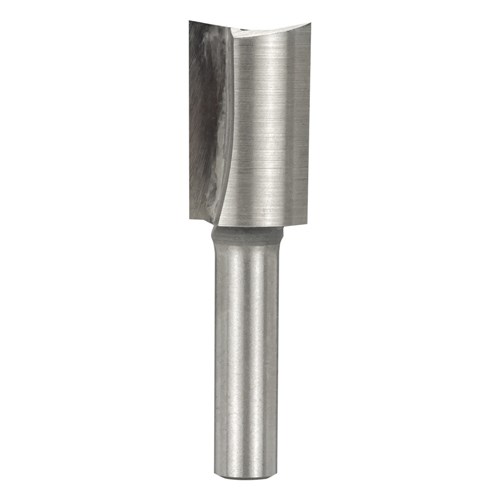 TWO FLUTE - HIGH SPEED STEEL - STRAIGHT BIT WITH 6.35mm (1/4