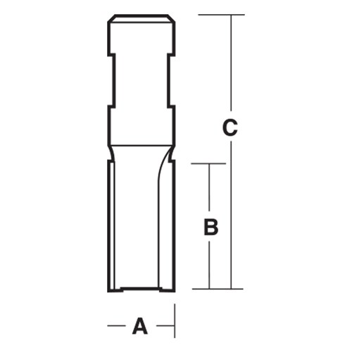 FOR SCHEER ROUTER - CARBIDE TIPPED 16mm X 60mm