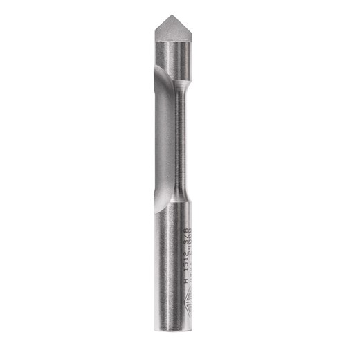 COMBINATION FLUSH TRIMMING & DRILLING BIT - SINGLE FLUTE HIGH SPEED STEEL (WITH PILOT) 6.35mm X 60mm