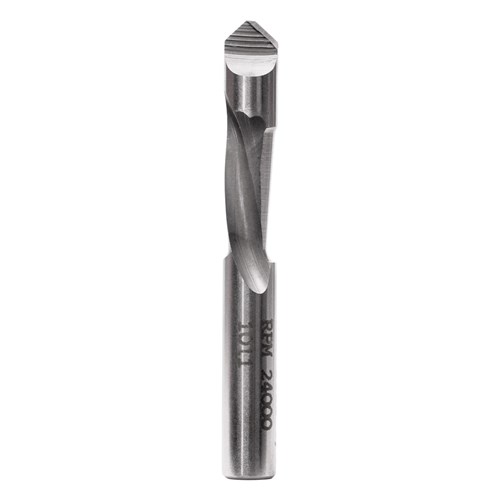 COMBINATION FLUSH TRIMMING & DRILLING BIT - SINGLE FLUTE HIGH SPEED STEEL (WITH PILOT) 12.7mm X 115m