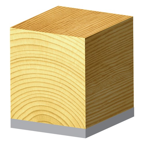 INVERTED FLUSH TRIMMING BIT - CARBIDE TIPPED 12.7mm X 19mm X 55mm