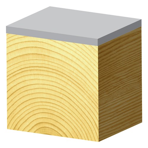 INVERTED FLUSH TRIM BITS WITH DOWN SHEAR - CARBIDE TIPPED 19mm X 50mm X 101.6mm