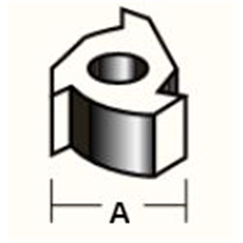 THREE FLUTE FLUSH TRIMMING BIT - SOLID CARBIDE TRIMMING CUTTER FLUSH 15.9mm