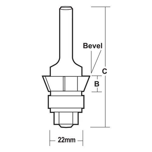 HIGH PERFORMANCE PROFESSIONAL RANGE - 4 FLUTES - CARBIDE TIPPED FLUSH - TA 3