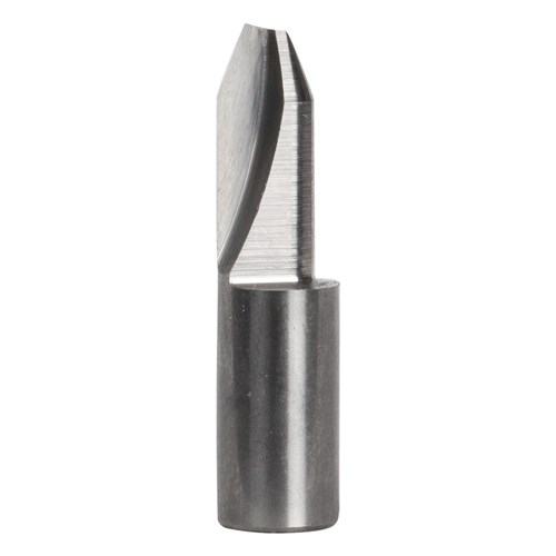 COMBINATION FLUSH & 22° BEVEL TRIMMING BIT - SOLID CARBIDE TIPPED 6.35mm X 12.7mm X 38.1mm