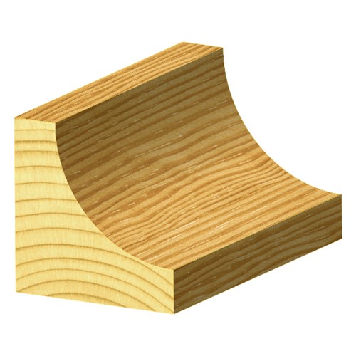 TWO FLUTE DRAWER PULL BIT - CARBIDE TIPPED 50.8mm X 14.3mm X 65mm X 14.3mm