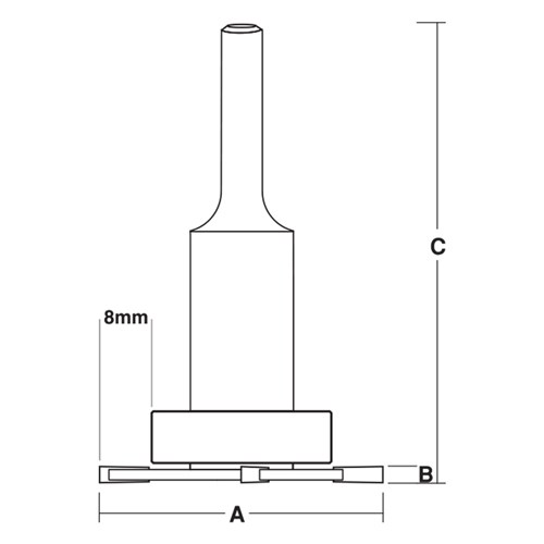 DRIP SEAL GROOVER 44mm X 2.5mm X 71mm