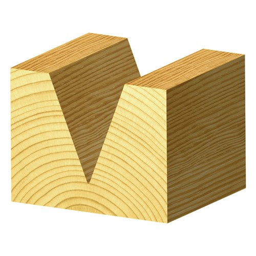 'V' GROOVE BIT 45° - 12.7mm X 14.7mm X 76.2mm