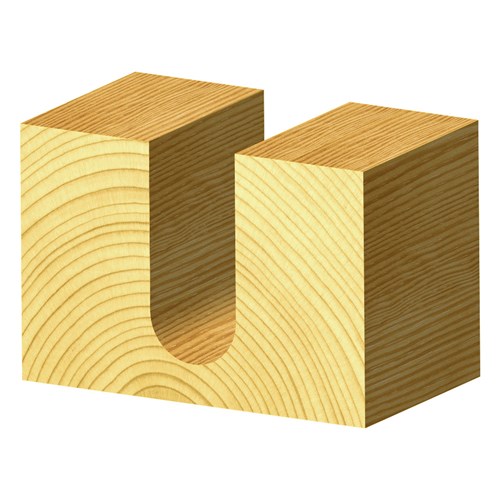 ROUND NOSE BIT - CARBIDE TIPPED 15.9mm X 31.75mm X 76.7mm X 8mm