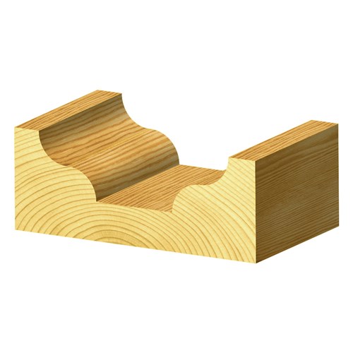 OGEE BIT - WIDE FLAT BOTTOM 31.8mm X 15.9mm X 63.5mm X 4.8mm
