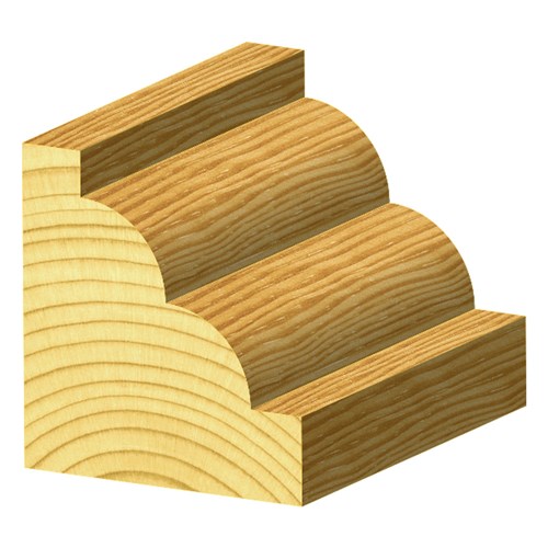 DOUBLE BEADING BIT WIDE FLAT BOTTOM - CARBIDE TIPPED 25.4mm X 11.1mm X 57.1mm X 3.2MM