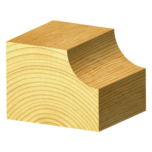 COVE BIT - CARBIDE TIPPED 28.6mm X 12.7mm X 67mm X 7.9mm