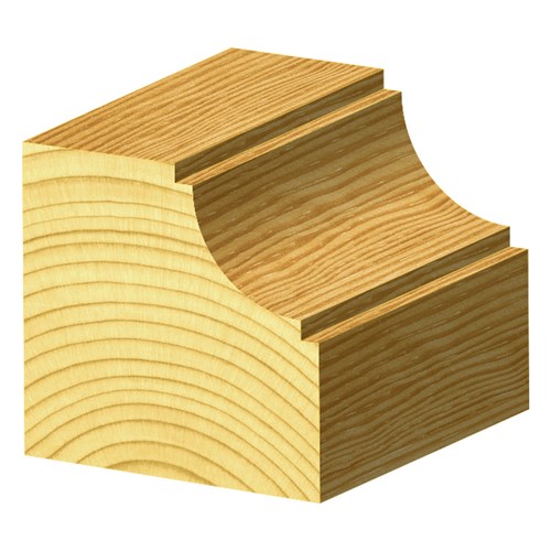 CLASSICAL COVE BIT - CARBIDE TIPPED 35mm X 17mm X 70mm X 9.5mm
