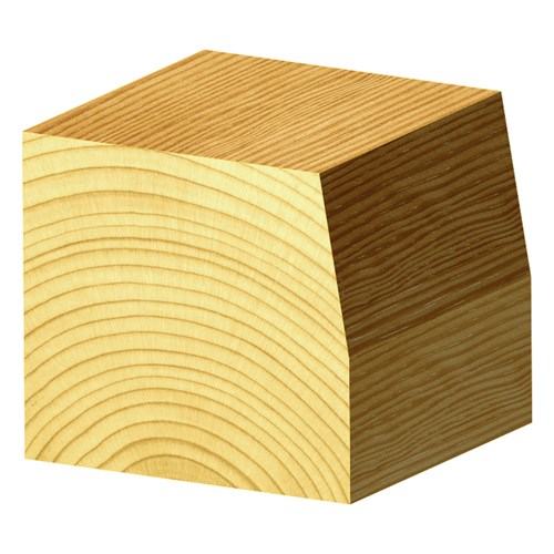 CHAMFERING BIT - CARBIDE TIPPED - 10° ANGLE FROM VERTICAL 24.9mm X 36.5mm X 36mm X 92.1mm