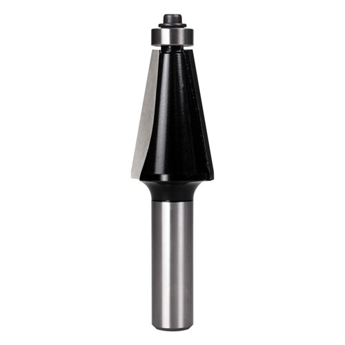CHAMFERING BIT - CARBIDE TIPPED - 10° ANGLE FROM VERTICAL 24.9mm X 36.5mm X 36mm X 92.1mm