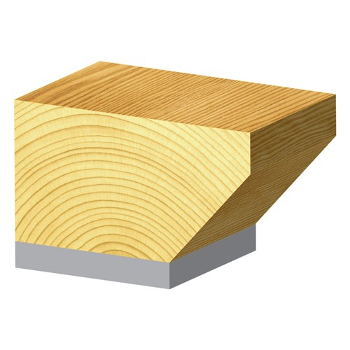 INVERTED CHAMFERING BIT - CARBIDE TIPPED 44.5mm X 22.5mm X 15.9mm X 76.3mm