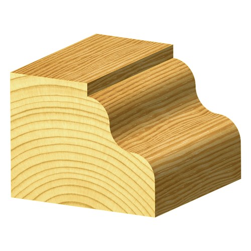 DOUBLE OGEE BIT - CARBIDE TIPPED 41mm X 19.4mm X 70mm X 4.8mm