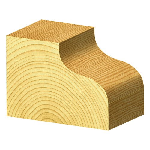 OGEE BIT - CARBIDE TIPPED 41mm X 19mm X 57.1mm X 6.35mm